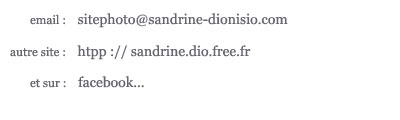 contact sandrine dionisio
